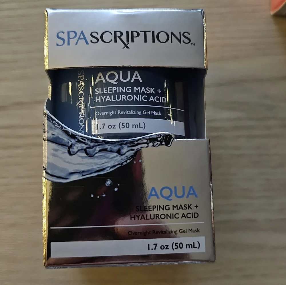 Sleeping Mask with Hyaluronic Acid - Blue